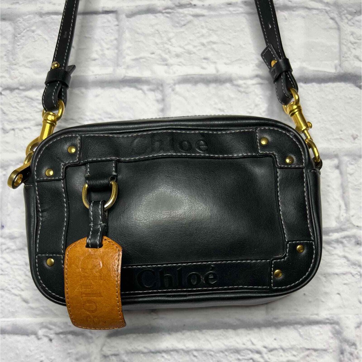 Chloé エデン ブラウンレザーハンドバッグ Chloé エデン ブラウンレザーハンドバッグ Chloe Eden Tote Bag