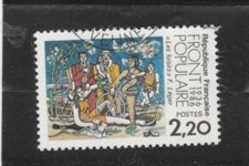 L5034 FRANCE Timbre Y&T N° 2394 de 1986 " cinquantenaire front Nation " Oblitéré