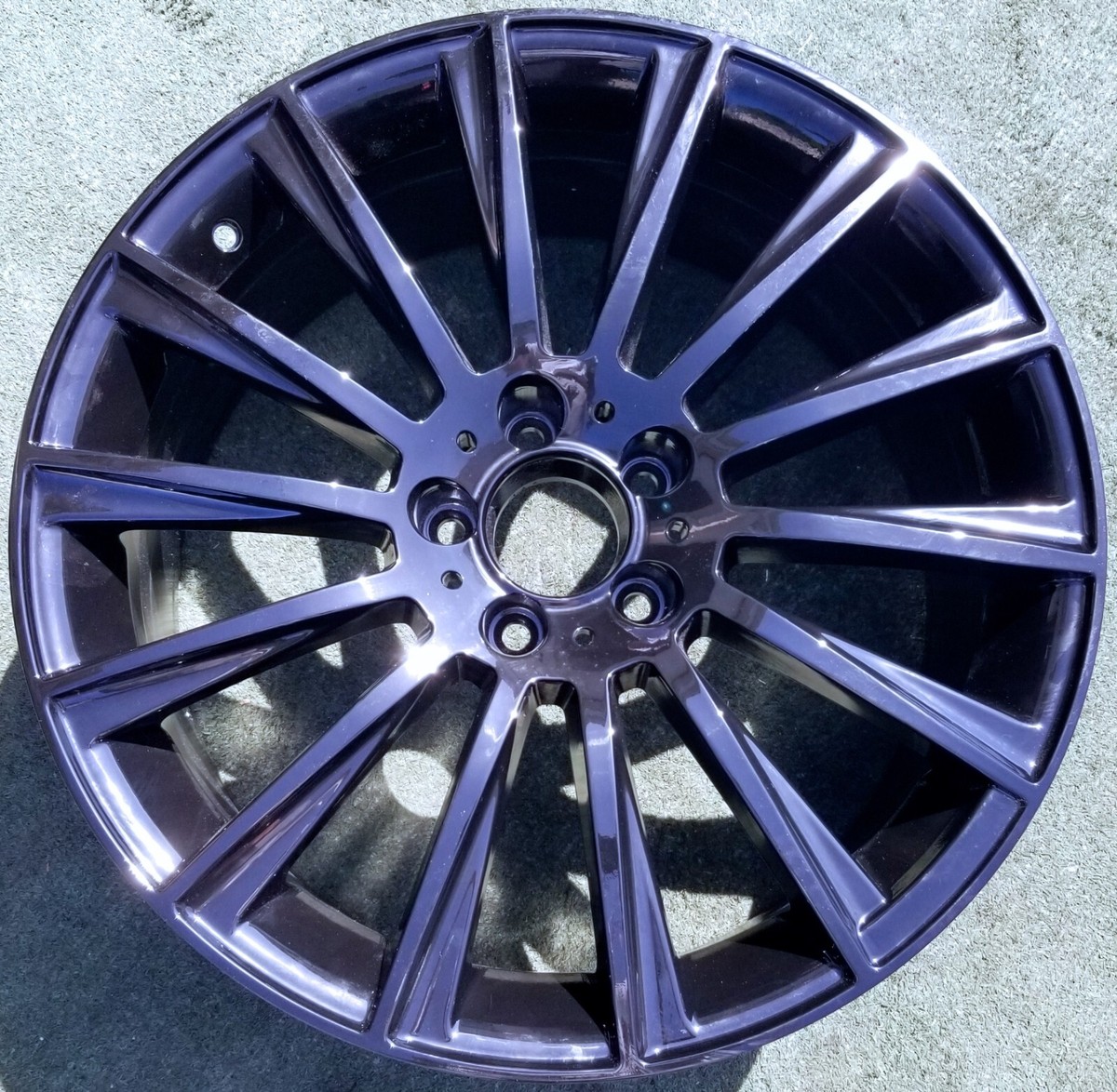 merci　17 Black Front Wheel for OEM Factory Mercedes Benz S560 S550 AMG