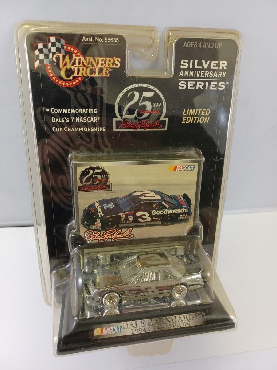 DALE EARNHARDT WINNER'S CIRCLE 1:64 SILVER ANNIVERSARY