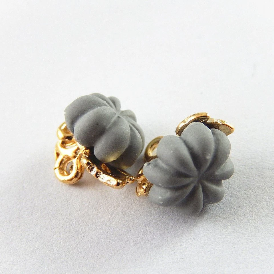 10 шт/лоты золотой сплав гальваническое покрытие серый тыква подвески сделай сам аксессуары - Изображение 3 из 4