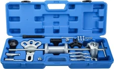 17Pcs Slide Hammer Puller Set Axle Front Rear Wheel Bearing Hub Gear Remover Kit