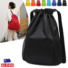 Drawstring Backpack Rucksack Bag Large Capacity Gym Tote Bag School Sport Pack