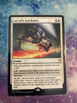 MTG Battle for Baldur's Gate (CLB) Rare Lae'zel's Acrobatics 30 NM