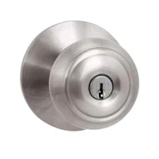 NEW Defiant Hartford Satin Nickel Keyed Entry Door Knob
