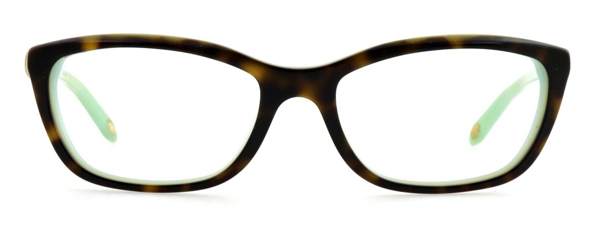 TIFFANY & CO TF2074 8134 52mm Havana Blue Eyeglasses Frames Italy