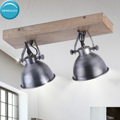 Vintage Wand Decken Leuchte Retro Spot Strahler beweglich Wohn Zimmer