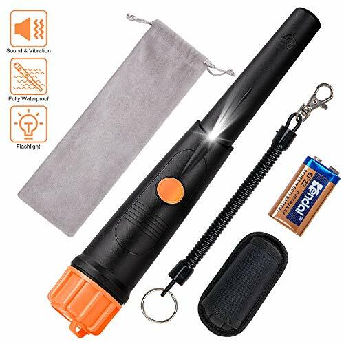 SUNPOW Metal detector Pinpointer IP68 Completamente Impermeabile 360° Scan, con