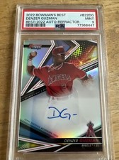 Denzer Guzman, PSA 9, Best, Auto, Refractor, Mint