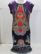 Snap Brand L [ 34in Bust 32W 40in Hips 34L ]  Short  Dress Multicolored.