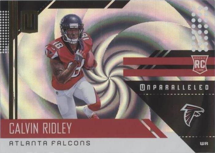 Calvin Ridley Rookie 2018 Panini Unparalleled - Rookie Calvin Ridley #221 Whirl /100 (RC ...