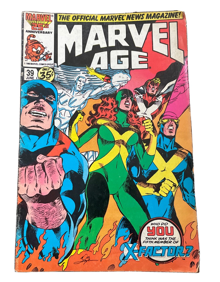 Marvel COMICS: Marvel Age # 39. 25th Anniversary | eBay