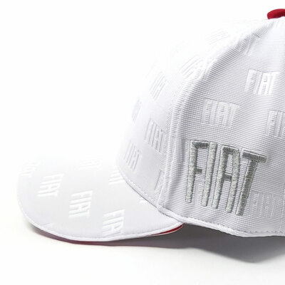 Cappello Fiat Bianco Visiera Curva 8016408212381 | eBay