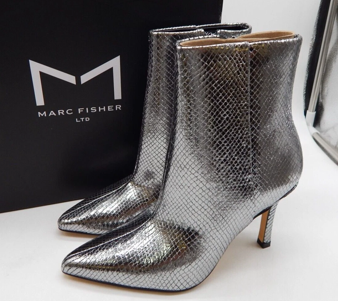 Marc fisher silver clearance boots