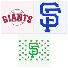San Francisco Giants SF Stencil – NY Logo – Reusable Mylar 10 Mil – Baseball Cra