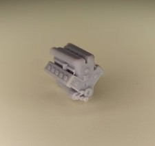 Motor 1/43 V10 Audi R8 Garaje Herramientas Diorama