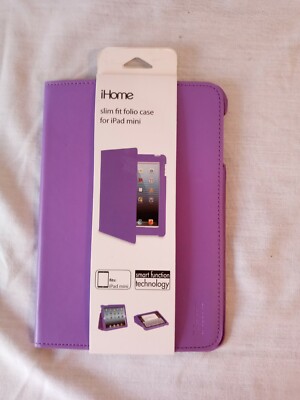 iPad Air Mimi Slim Fit Folio Leather Case Stand Cover Purple
