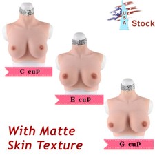 Silicone Breast Forms Fake Boobs Skin Texture Crossdresser Transgender Cosplay