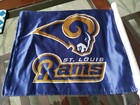 Los Angeles Rams St. Louis Vintage Car Flag Used Great Shape — photo 3