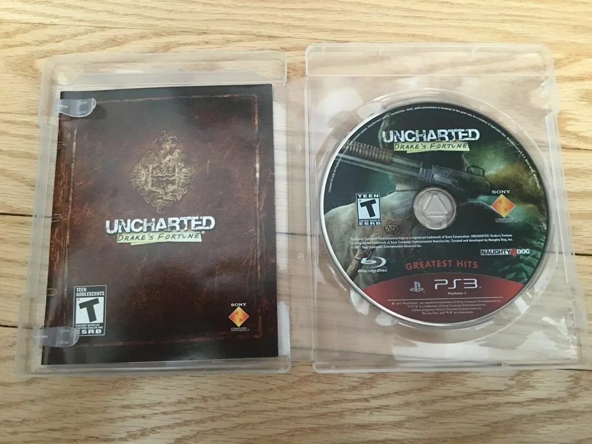 Uncharted: Drake's Fortune (PS3, Sony PlayStation 3) Disc Only!!!