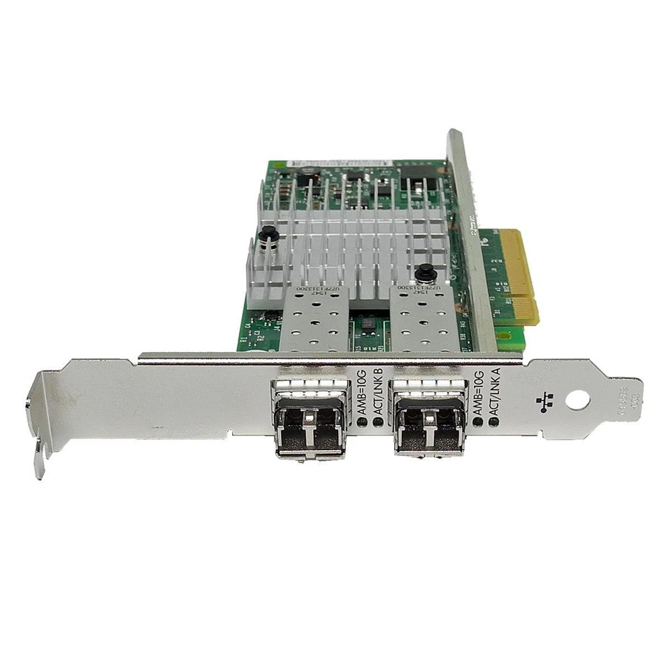 HP 560SFP+ Adattatore Server Dual Port 10GbE 669279-001 +2x HP10Gb SR SFP+ FP - Immagine 2 di 3