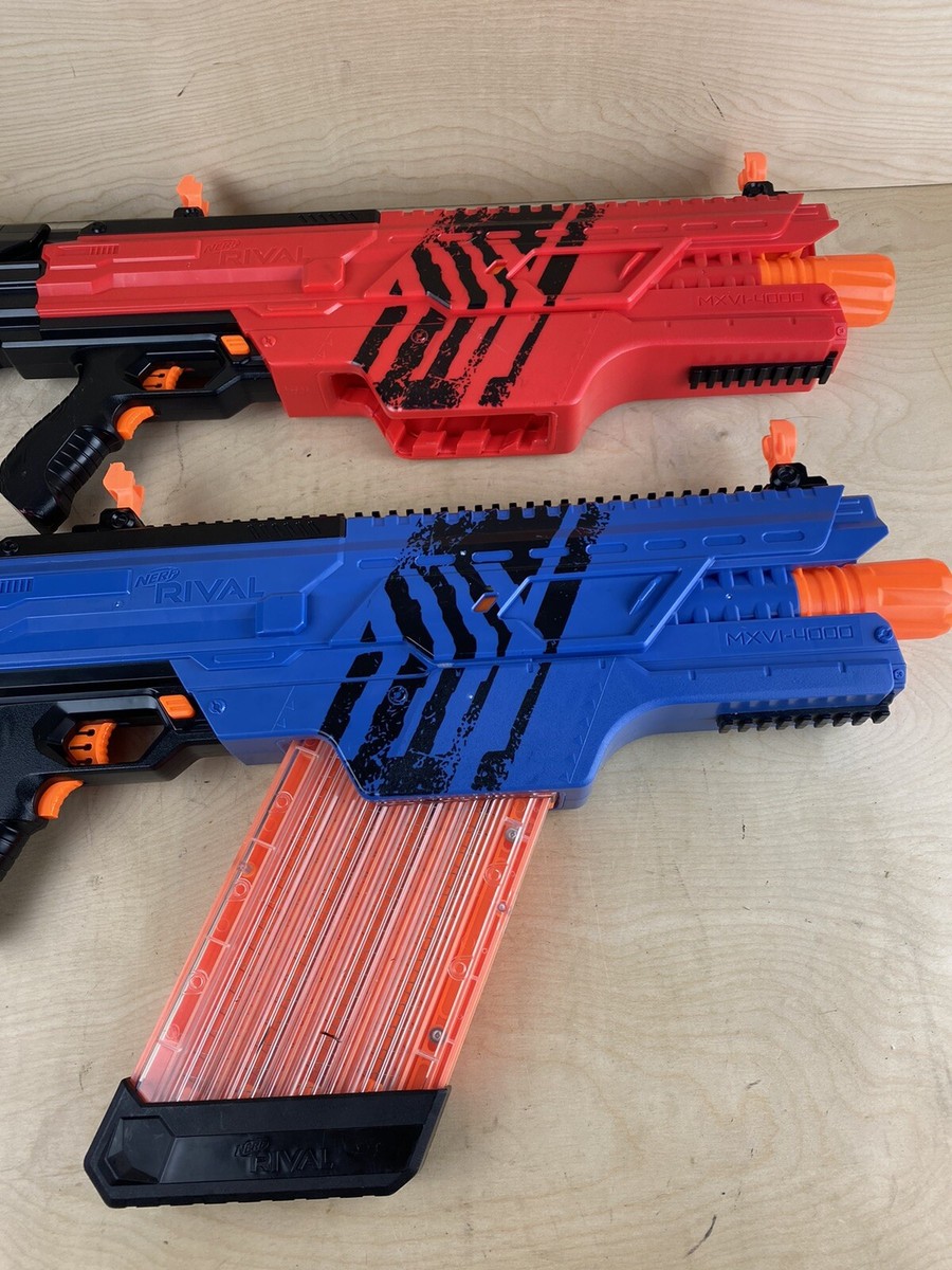 Nerf Rival MXVI-4000 2 Guns 1 Clip No Ammo | eBay