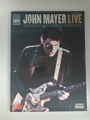 John Mayer Live: Play it Like it is Guitar Tab Tablature Book