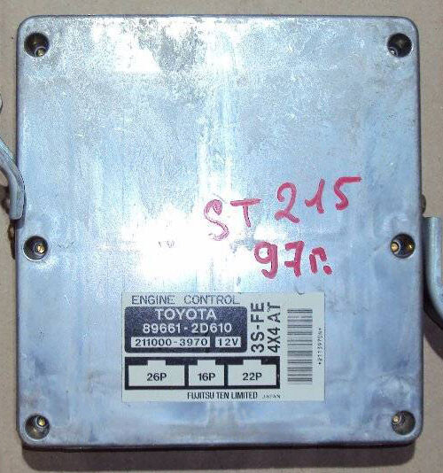 Engine control toyota 89661