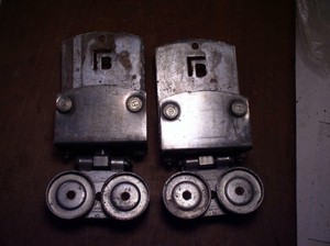 Steel Trolley Hanger Rigid Bearings Roller Barn Sliding Barn Door