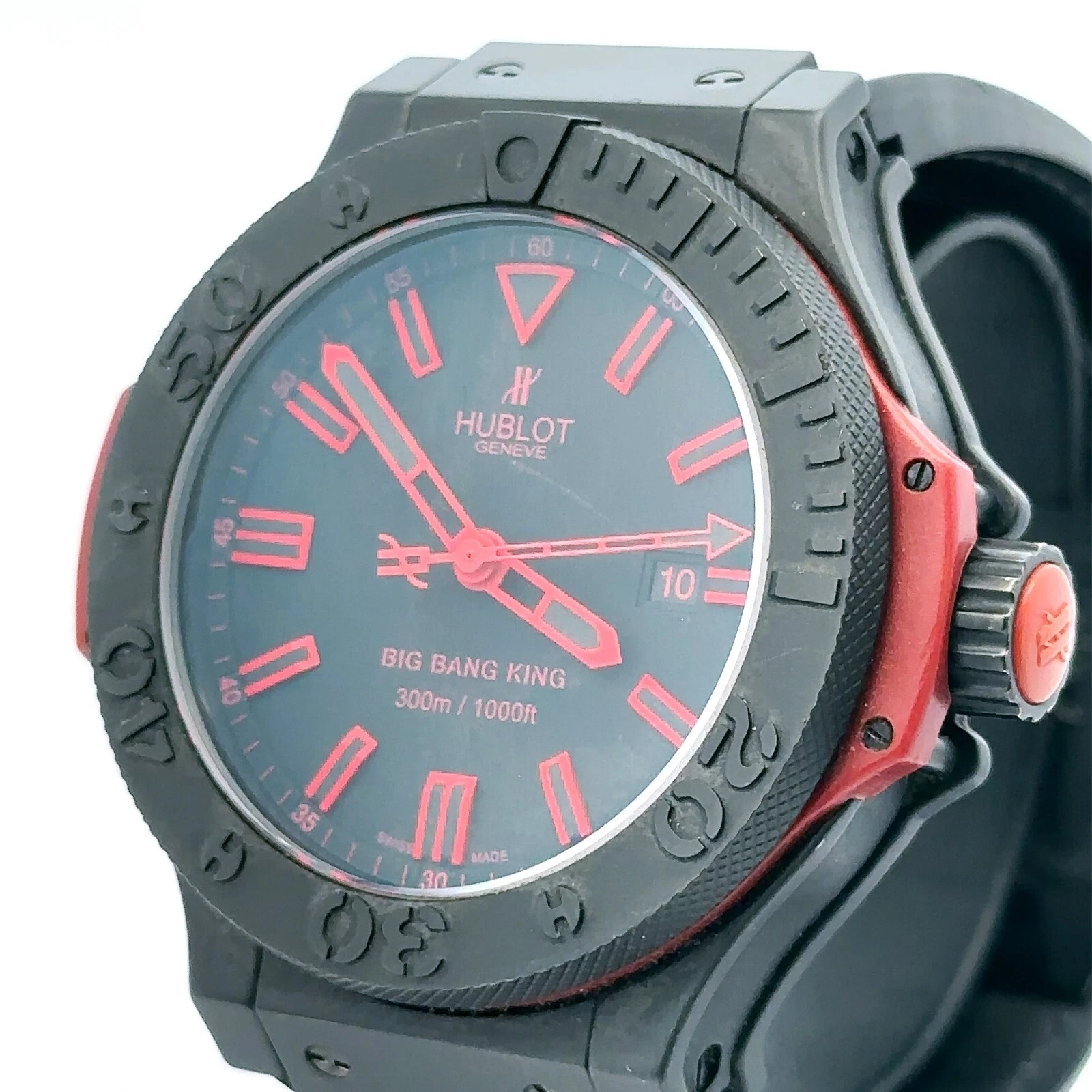 Hublot — HUBLOT Big Bang Black Dial Ceramic Mens Watch 48mm 322-CI-1130-GR-ABR-10 Preowne