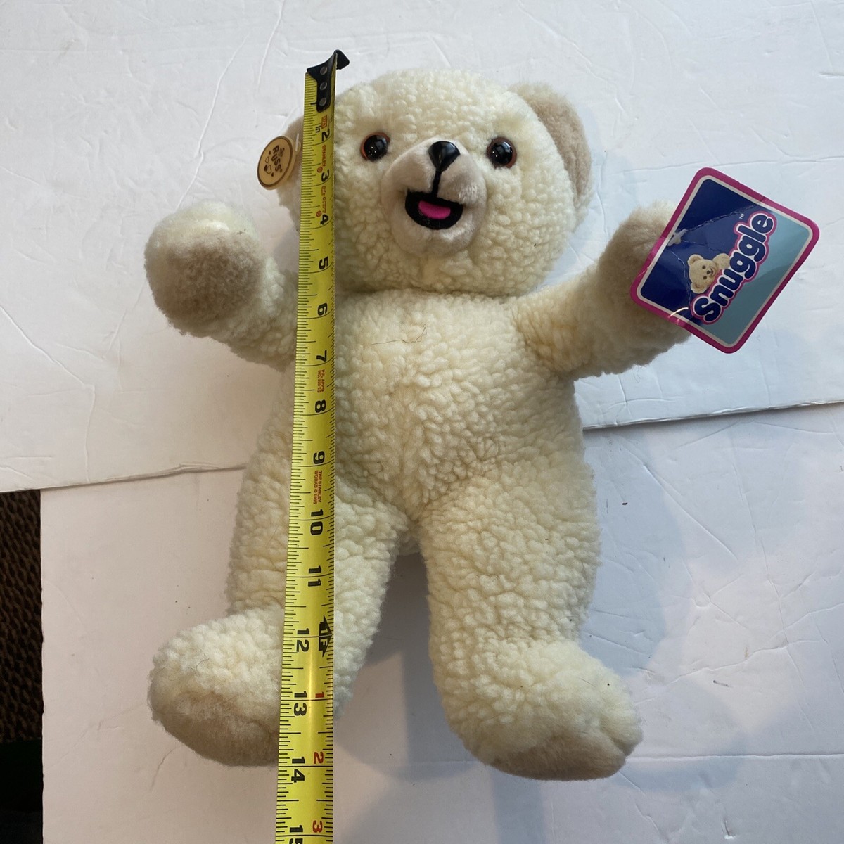 Vintage 1986 RUSS BERRIE Snuggle Fabric Softener Bear 14” Inch