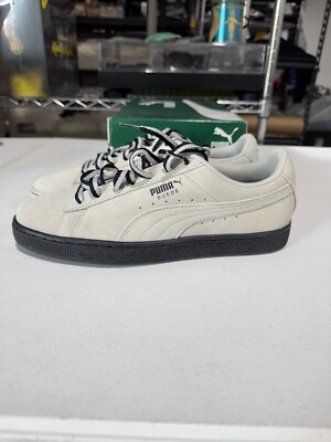 PUMA Suede Classic Grey Black  Men Size 9 New Trainer Casual