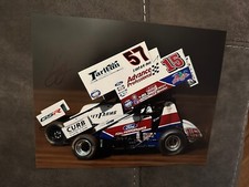 Kyle Larson Nascar Signed 8x10 Photo Autographed WoO Sprint Car Midget Racing