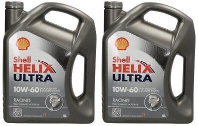 Shell Helix Ultra Racing 10W-60 Motoröl 2x 4l = 8 Liter