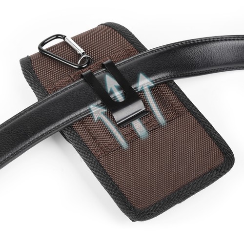 Vertical Belt Loop Clip Pouch Holster Case For Samsung Galaxy S9 PLus iPhone 6P - Picture 6 of 7