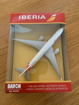 IBERIA AIRBUS DIECAST METAL PLANE AUTHENTIC WITH Landing Gear NEW IN BOX SPAIN