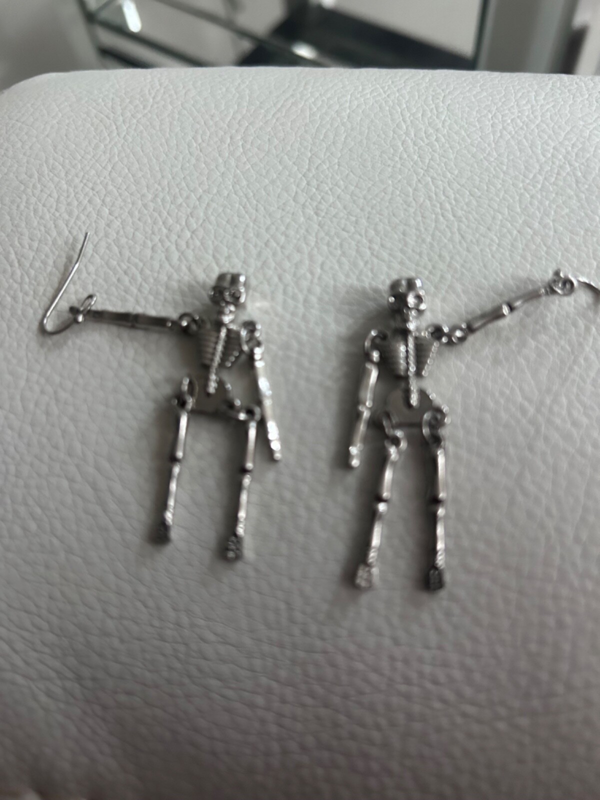 skeleton dangling earrings - image 3