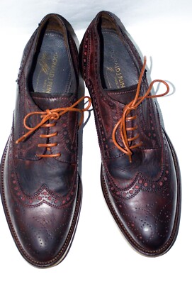 Donald Pliner Emeri Wingtip Derby. Made in Italy. Men size  display picture 3