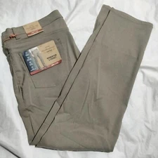 Weatherproof Vintage Momentum Slim Straight Stretch Flex Waist Men's Oak 36x32