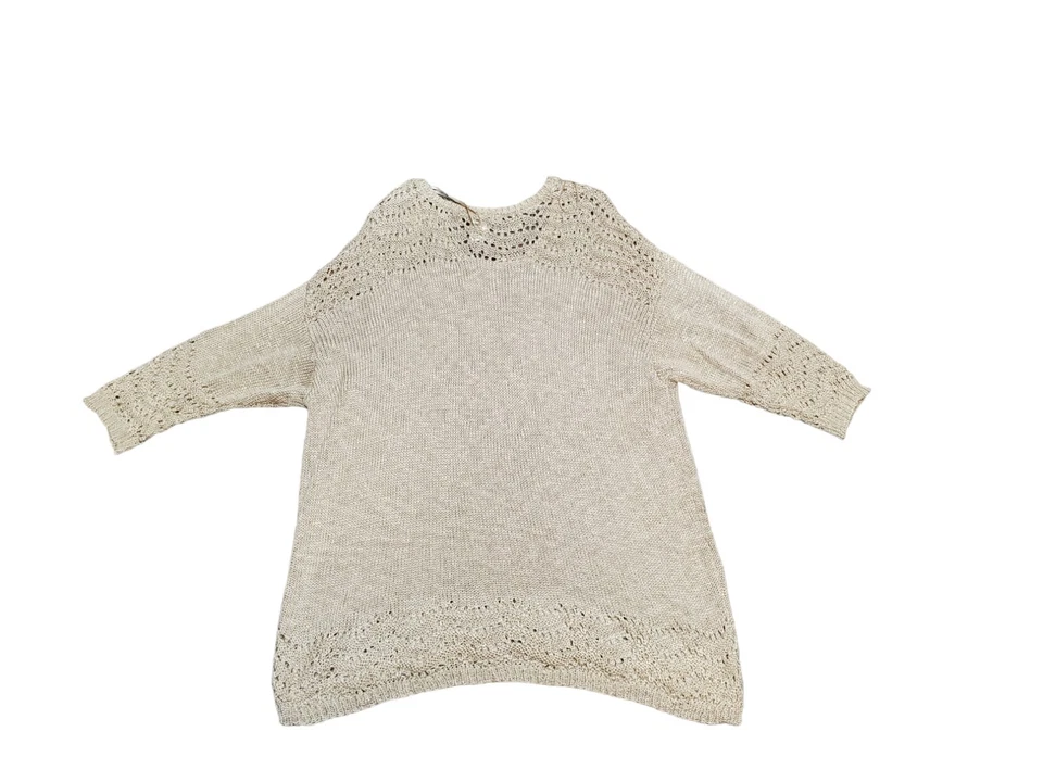 American Rag Cie кабель вязаный свитер бежевый женский размер 2 X - Изображение 2 из 4
