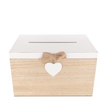 BLANK Wedding Card Post Box | DIY Wooden Memory Gift Box Card Holder Craft Own