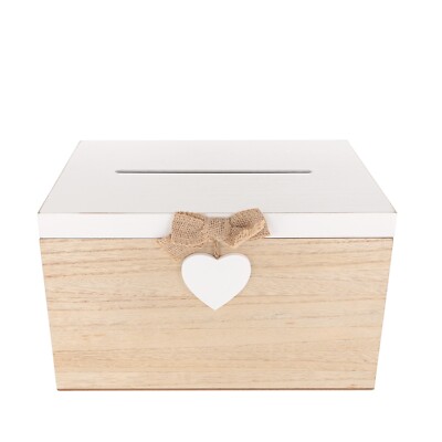 LEERER Hochzeitskartenbriefkasten | DIY Holz Erinnerung Geschenkbox Kartenhalter Basteln Eigen