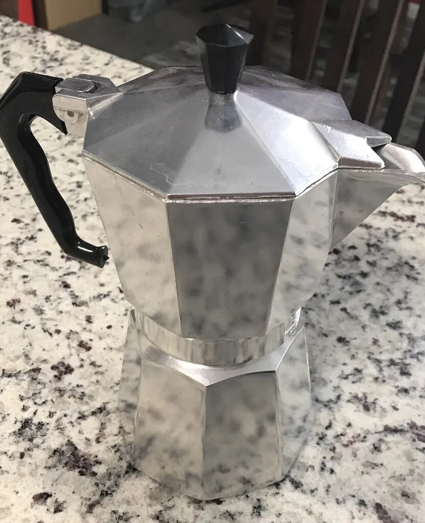 Vintage ABC Crusinallo Marimba Stove Top Espresso Coffee Maker 8