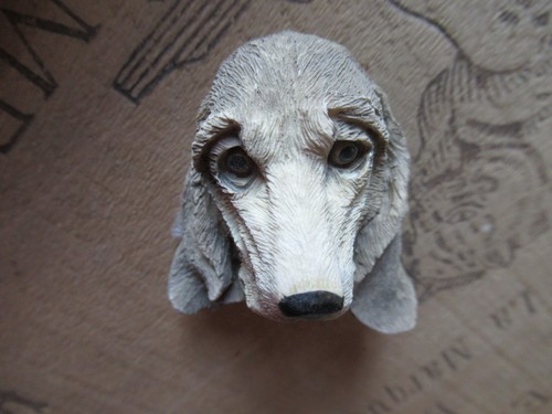 BASSET HOUND DOG FACE RESINA IMÁN CABEZA DE PERRO BASSET - Imagen 2 de 6