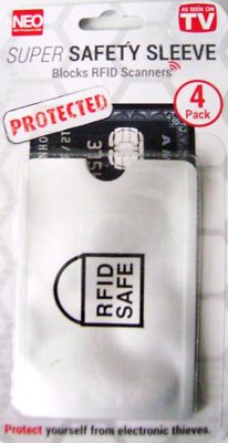 best rfid card sleeves Pacsafe RFIDsleeve 25 RFID-Blocking Credit Card Sleeve 2 Pack main image 0