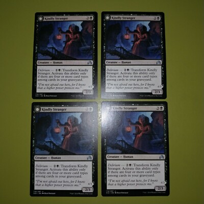 Kindly Stranger x4 Shadows over Innistrad 4x Playset Magic the Gathering MTG