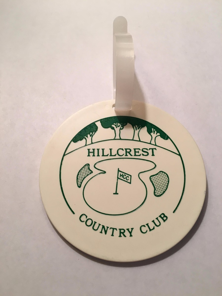 Hillcrest Country Club Golf Bag Tag - Brandenburg, Kentucky - A Beauty!