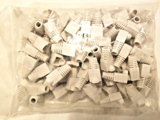 Snagless Boot 300-080WH White RJ45 For Patch Cables - QUANTITY OF 100
