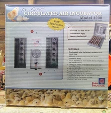 Farm Innovators 4200 Circulated Air Incubator with Automatic Egg Turner