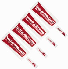 Jdm Reflective Red Rays Volk Racing Te37sl Wheel Sticker Decal Drift
